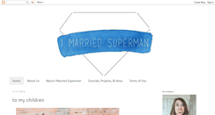 Desktop Screenshot of imarriedsuperman.com